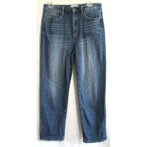 Driftwood Blue Royce High Rise Straight Leg Jeans Size 27 EUC
